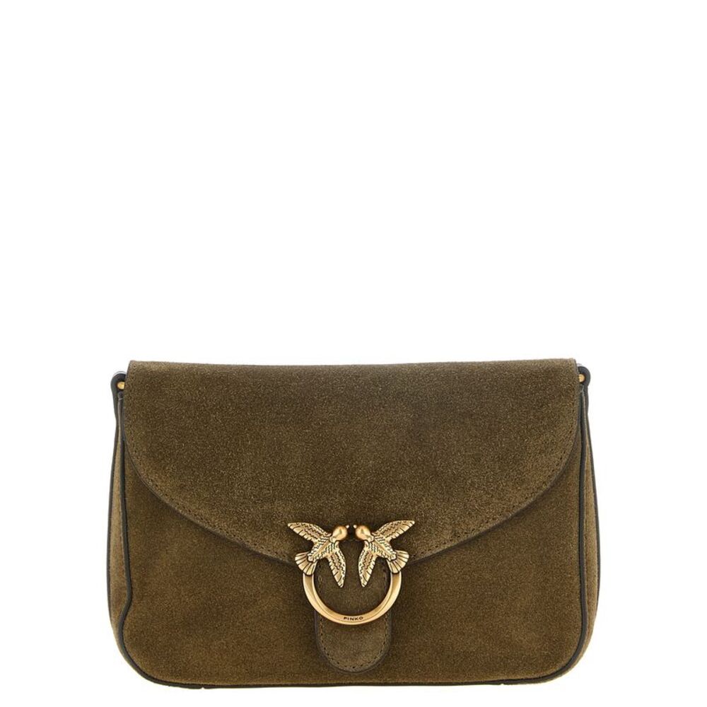 PINKO Bicolor Calfskin Crossbody Women's Bag